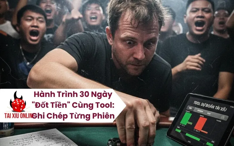 Hành Trình 30 Ngày Đốt Tiền Cùng Tool Ghi Chép Từng Phiên